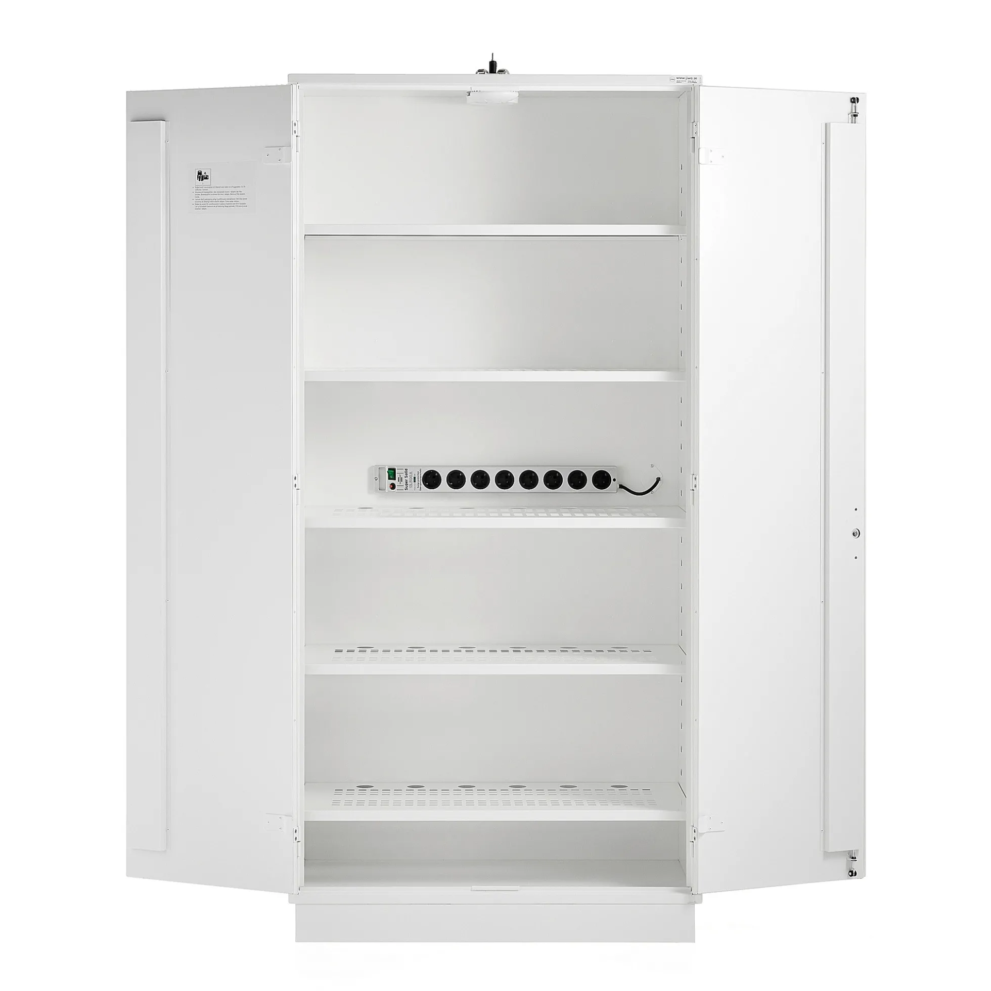 Akkukaappi ELISON Paloturvallinen, 2095x1000x620 mm