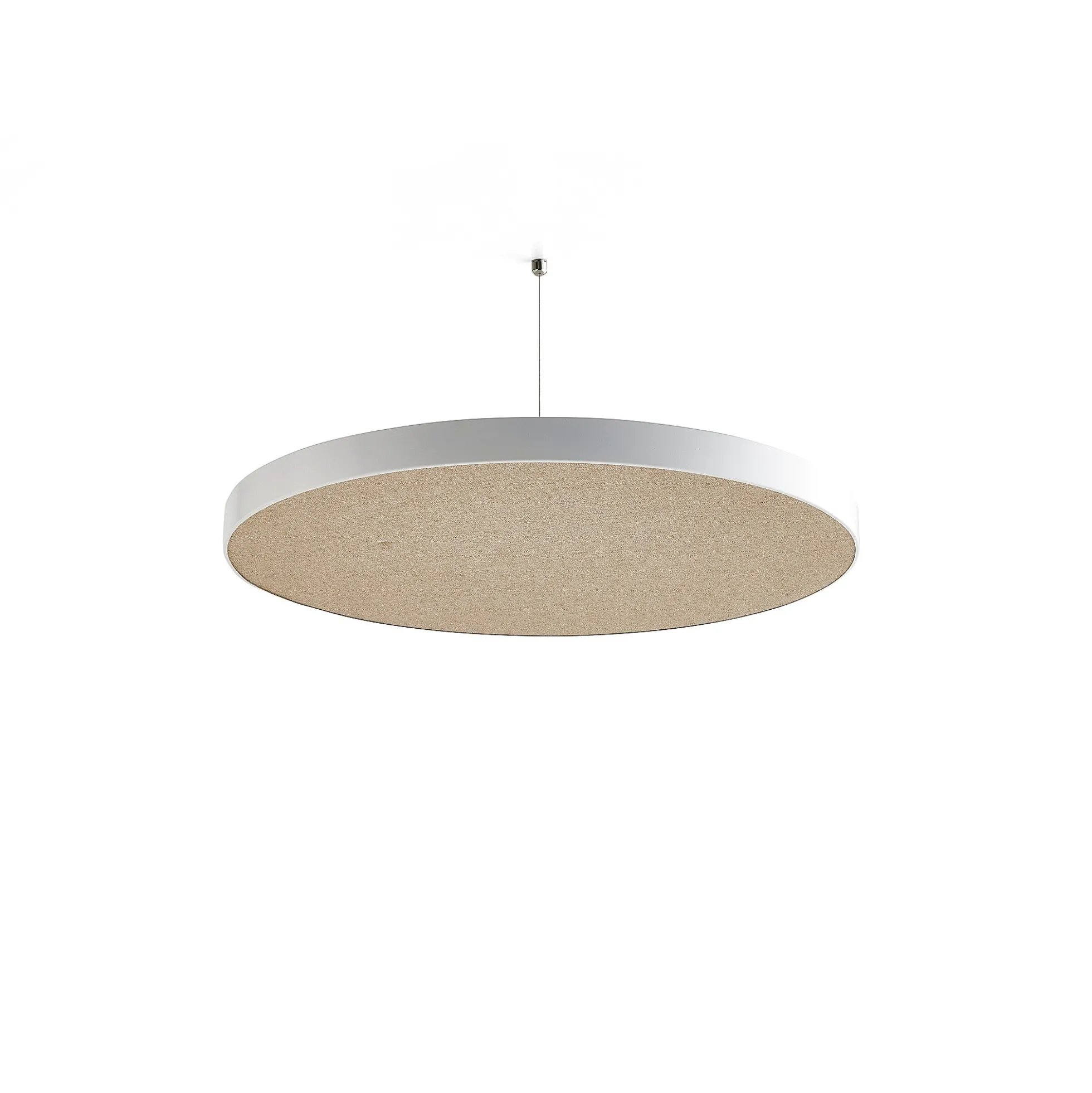 Akustiikkapaneeli kattoon GRACE Ympyrä, Ø580x52 mm, beige