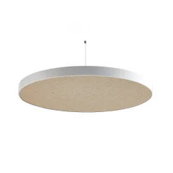 Akustiikkapaneeli kattoon GRACE Ympyrä, Ø780x52 mm, beige