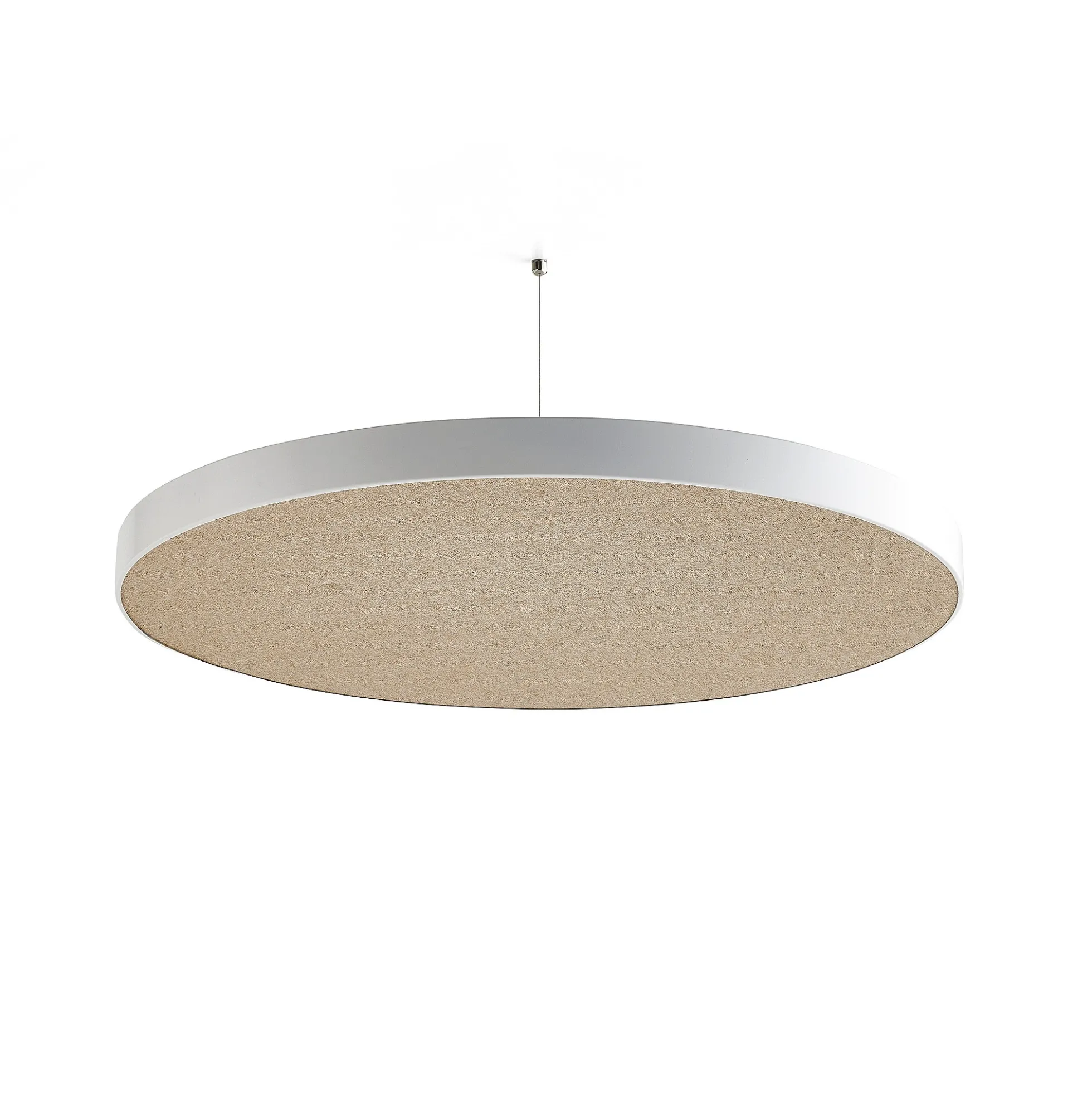 Akustiikkapaneeli kattoon GRACE Ympyrä, Ø780x52 mm, beige