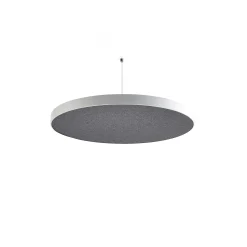 Akustiikkapaneeli kattoon GRACE Ympyrä, Ø580x52 mm, tummanharmaa