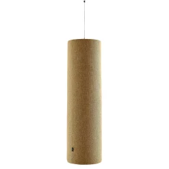 Akustiikkapaneeli kattoon POLY Sylinteri, Ø280x1000 mm, keltainen