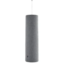 Akustiikkapaneeli kattoon POLY Sylinteri, Ø280x1000 mm, vaaleanharmaa