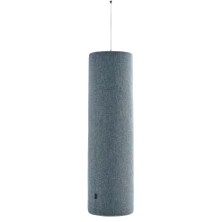 Akustiikkapaneeli kattoon POLY Sylinteri, Ø280x1000 mm, vaaleansininen