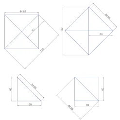 Akustiikkapaneeli PATTERN 600x600x40 mm, 4 kpl/pk, beige