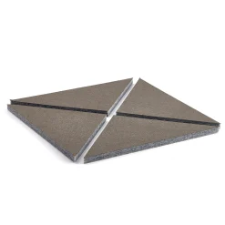 Akustiikkapaneeli PATTERN 600x600x40 mm, 4 kpl/pk, ruskea