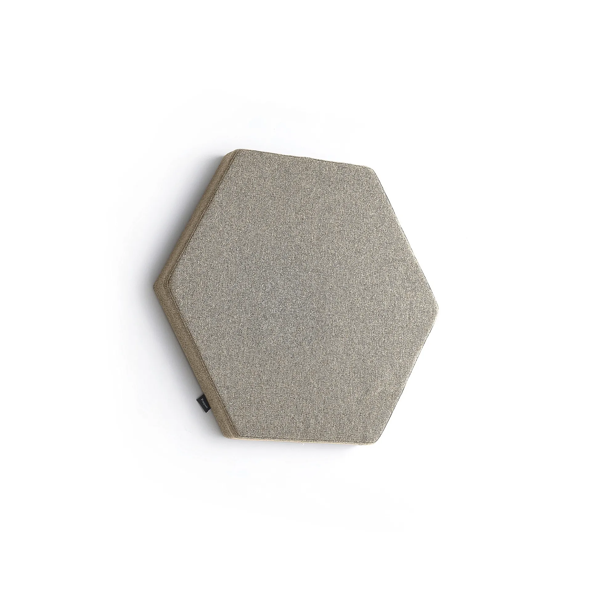 Akustiikkapaneeli seinään POLY Hexagon, 600x600x56 mm, beige