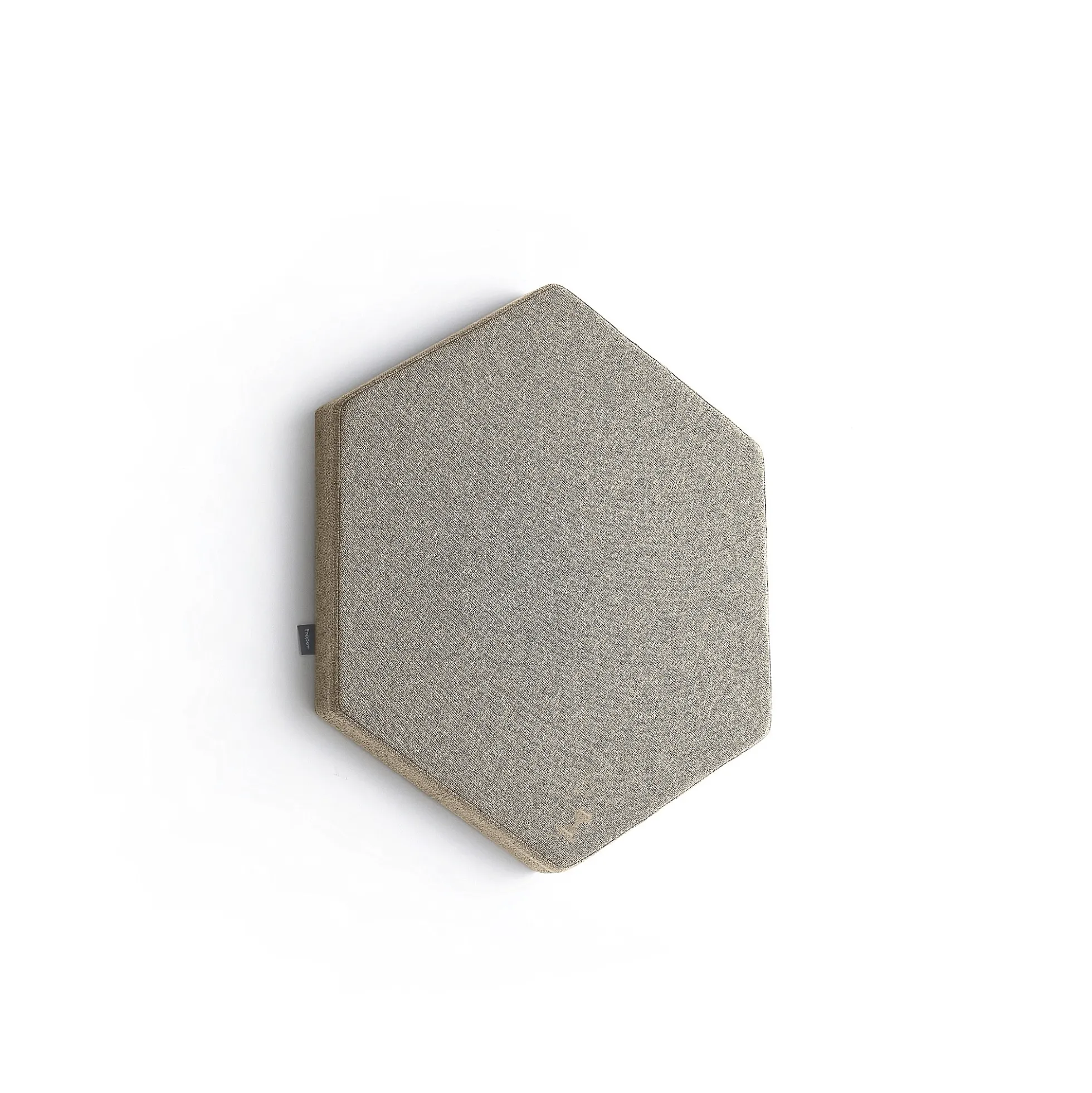 Akustiikkapaneeli seinään POLY Hexagon, 600x600x56 mm, beige