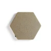Akustiikkapaneeli seinään POLY Hexagon, 600x600x56 mm, keltainen
