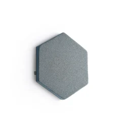 Akustiikkapaneeli seinään POLY Hexagon, 600x600x56 mm, vaaleansininen