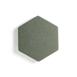 Akustiikkapaneeli seinään POLY Hexagon, 600x600x56 mm, vihreä