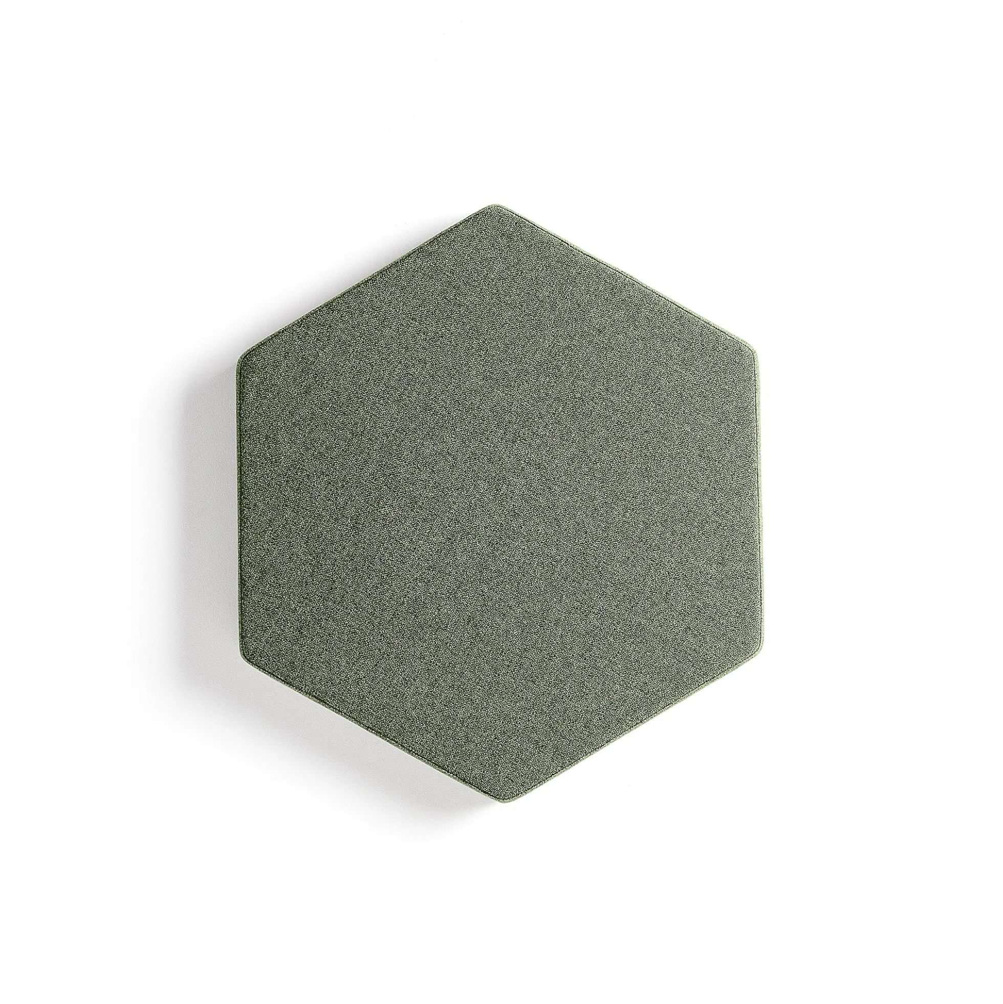 Akustiikkapaneeli seinään POLY Hexagon, 600x600x56 mm, vihreä