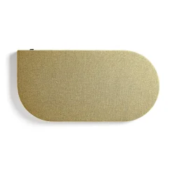 Akustiikkapaneeli seinään POLY Kyynel, 600x1200x56 mm, keltainen