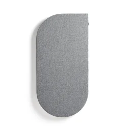 Akustiikkapaneeli seinään POLY Kyynel, 600x1200x56 mm, vaaleanharmaa