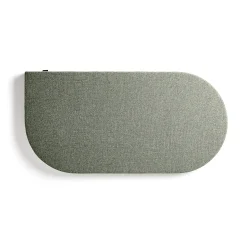 Akustiikkapaneeli seinään POLY Kyynel, 600x1200x56 mm, vihreä