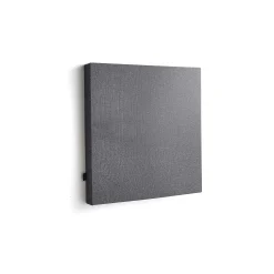 Akustiikkapaneeli seinään POLY Neliö, 600x600x56 mm, tummanharmaa