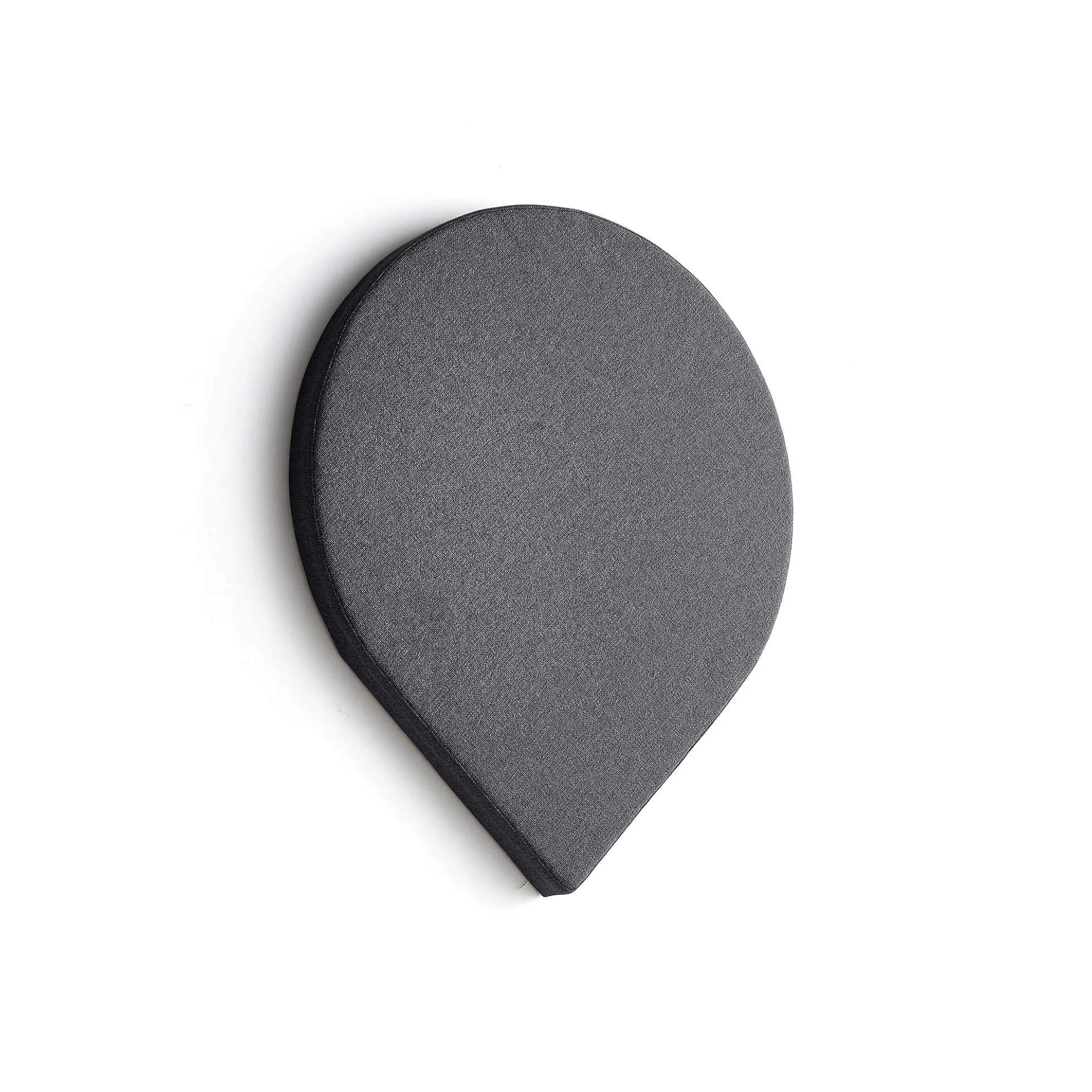 Akustiikkapaneeli seinään POLY Pisara, 725x600x56 mm, tummanharmaa