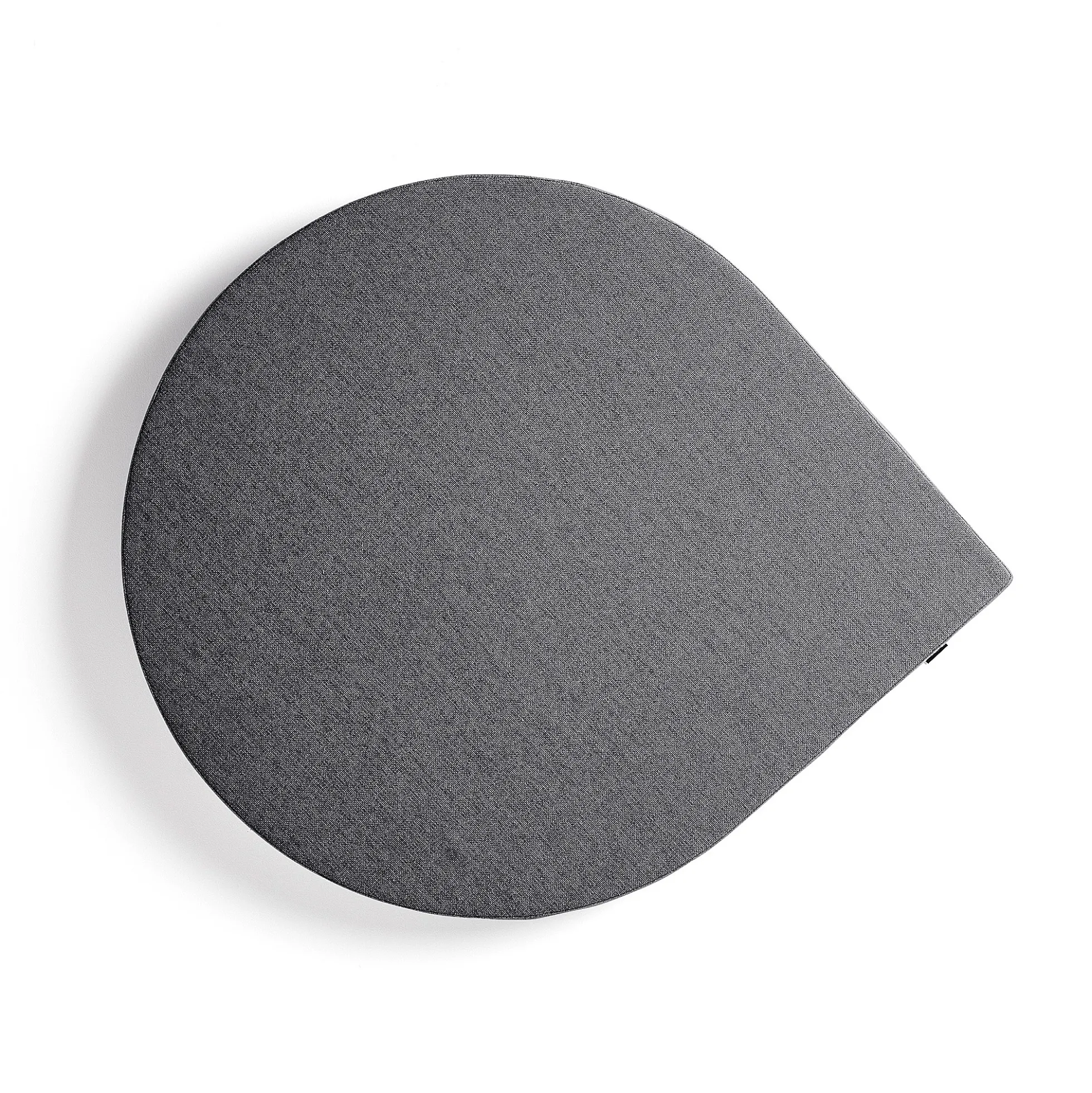 Akustiikkapaneeli seinään POLY Pisara, 965x800x56 mm, tummanharmaa