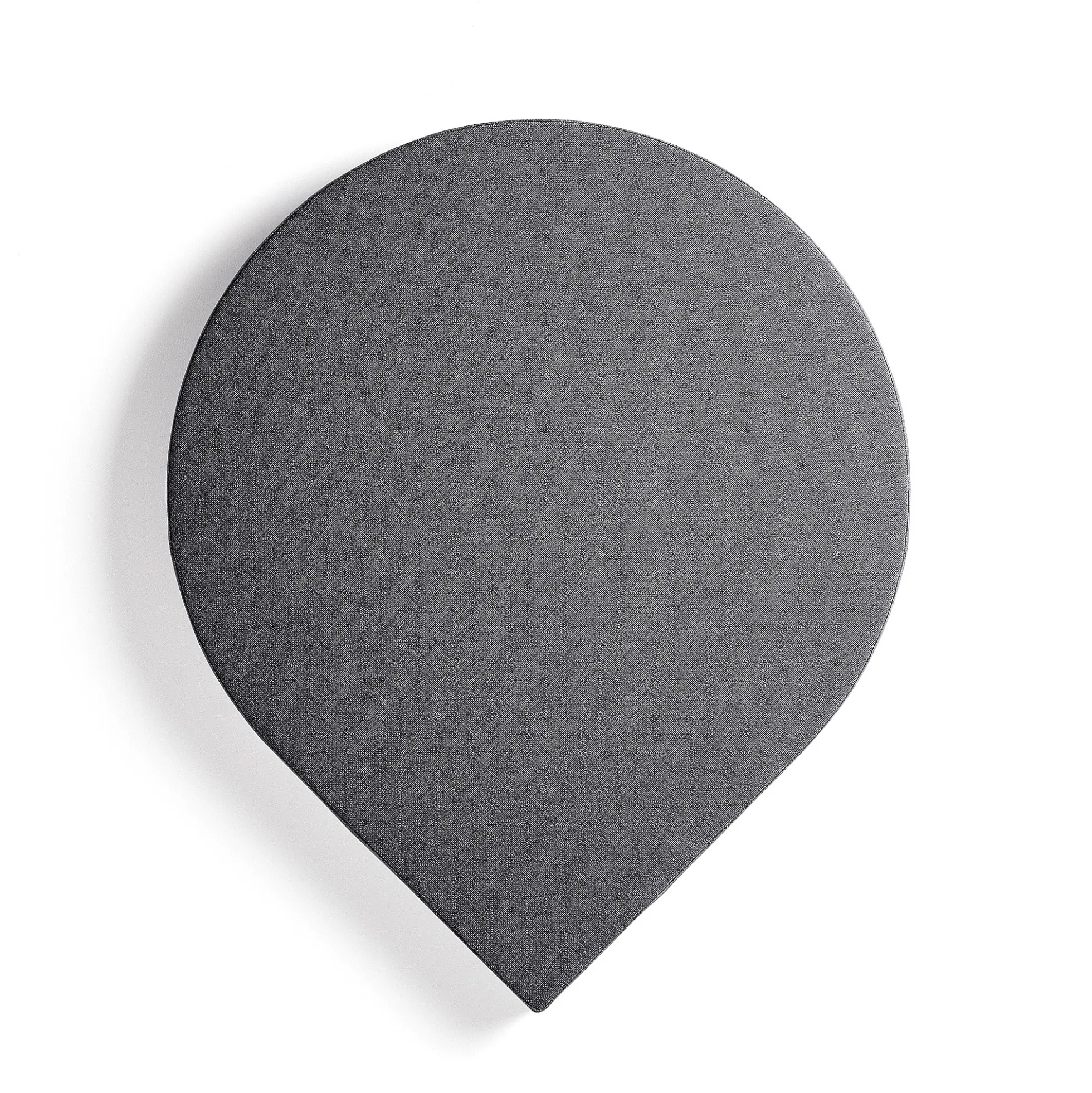 Akustiikkapaneeli seinään POLY Pisara, 965x800x56 mm, tummanharmaa