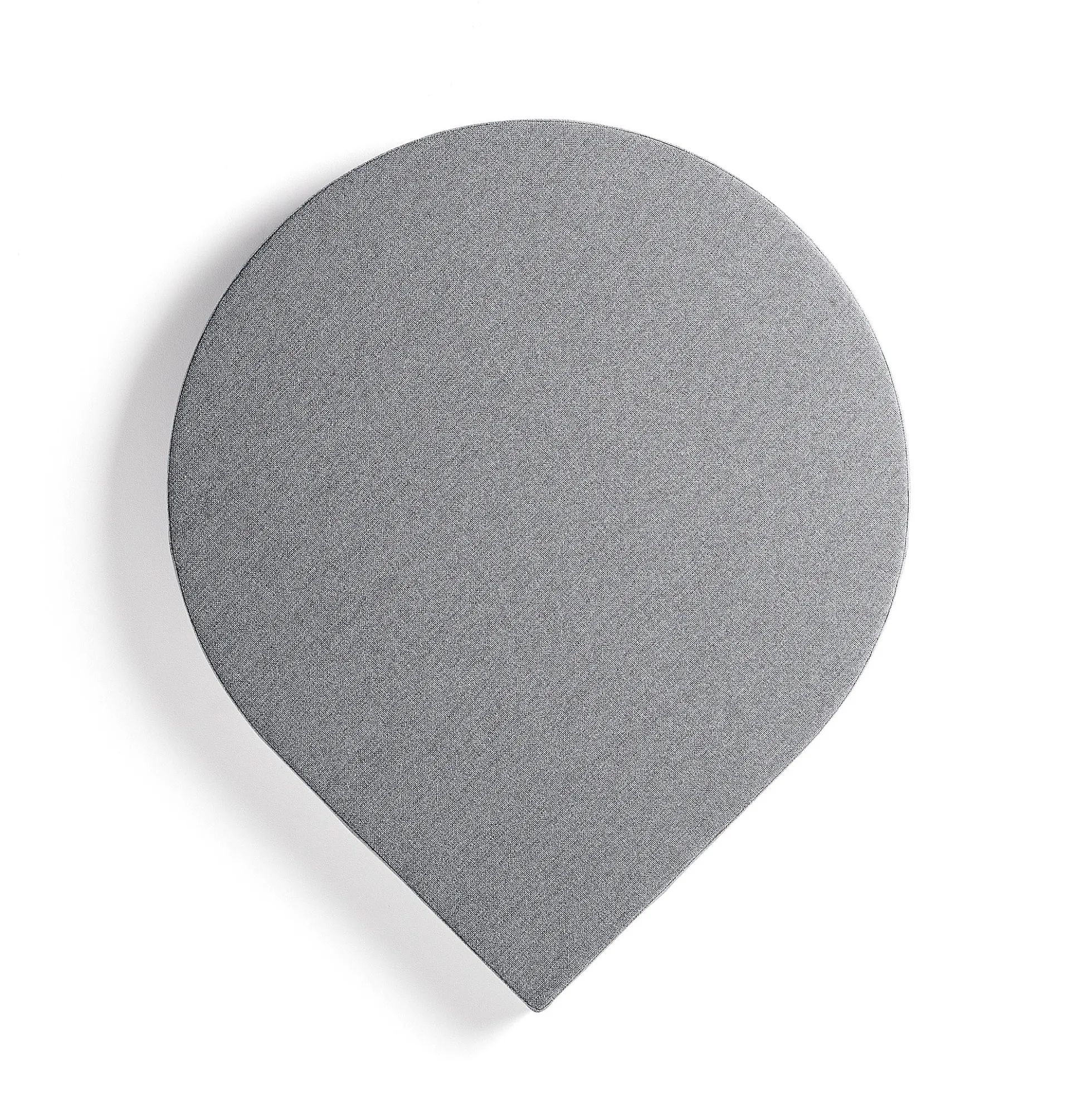 Akustiikkapaneeli seinään POLY Pisara, 965x800x56 mm, vaaleanharmaa