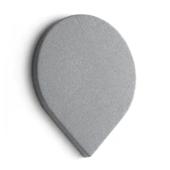 Akustiikkapaneeli seinään POLY Pisara, 965x800x56 mm, vaaleanharmaa