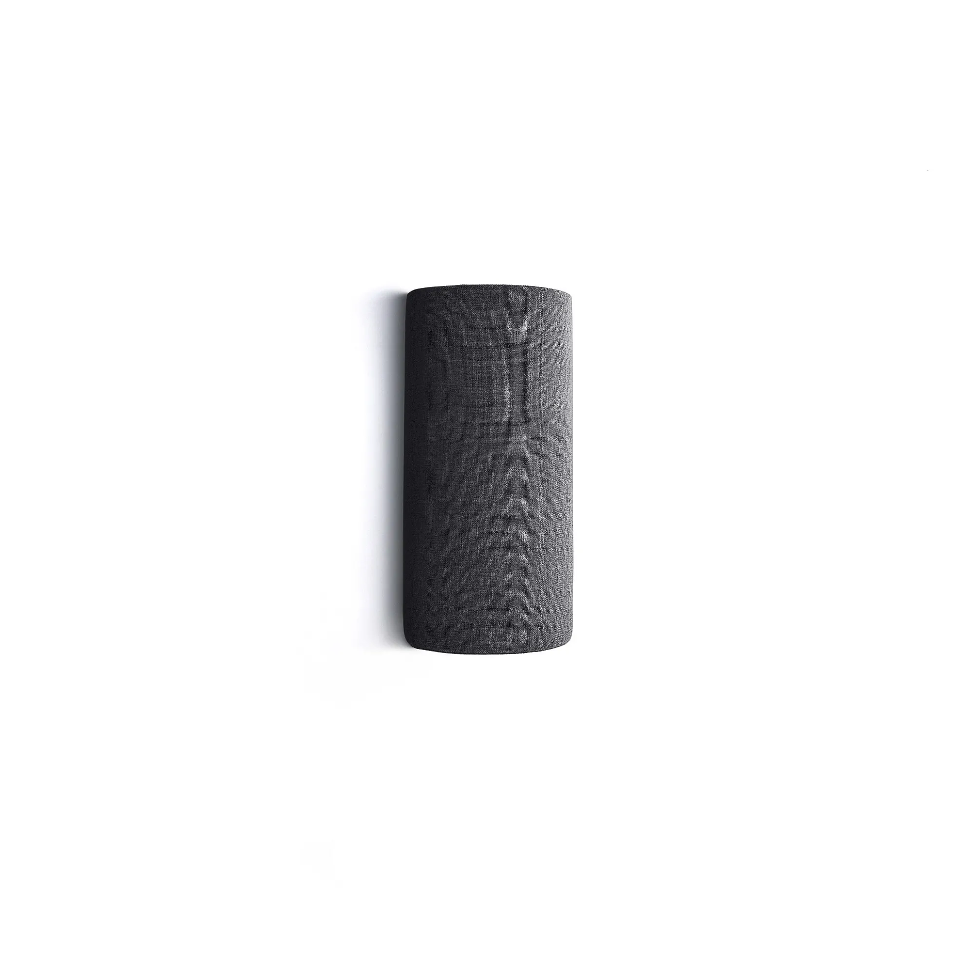 Akustiikkapaneeli seinään POLY Puolipyöreä sylinteri, Ø280x500 mm, tummanharmaa