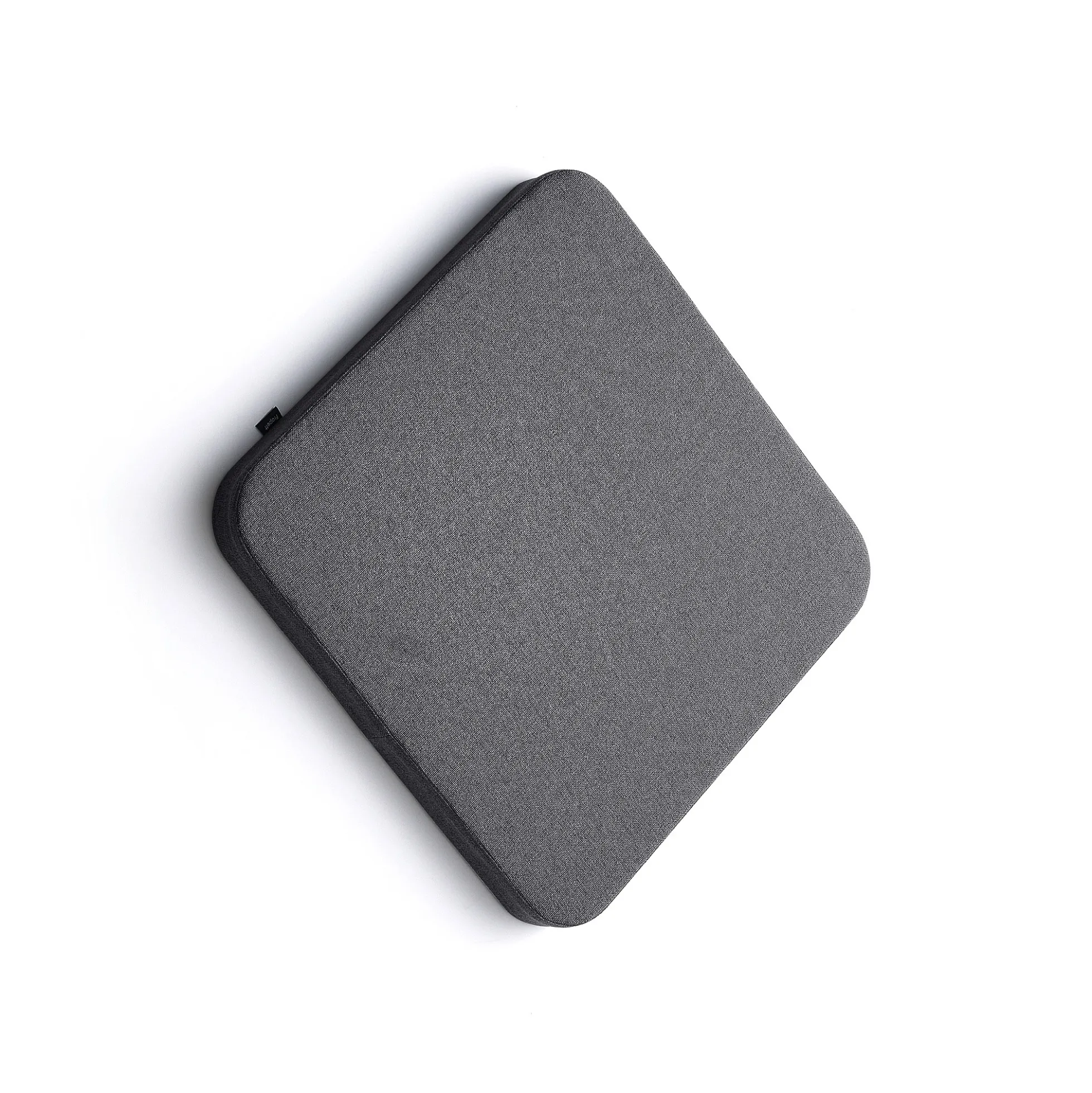 Akustiikkapaneeli seinään POLY Pyöristetyt kulmat, 600x600x56 mm, tummanharmaa