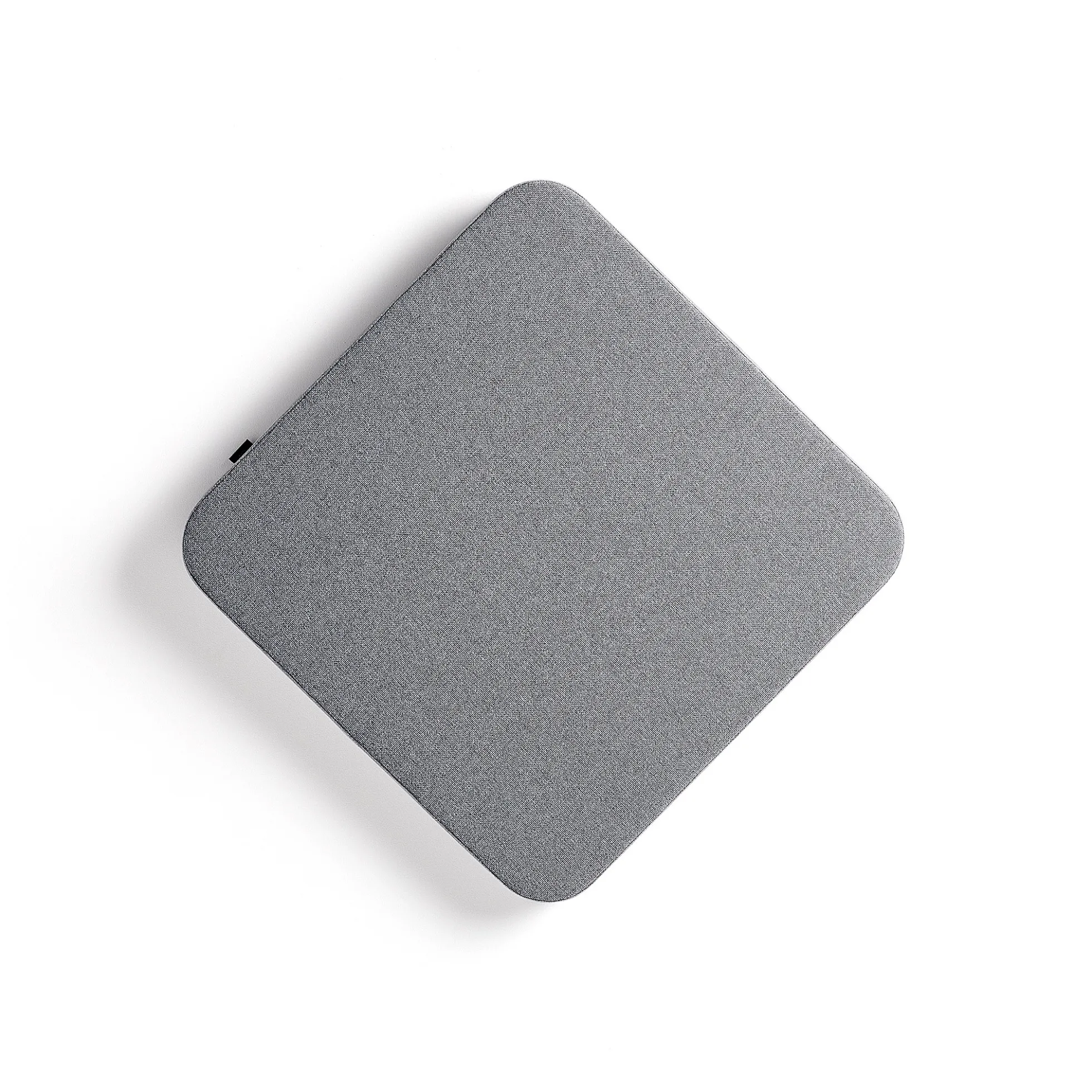 Akustiikkapaneeli seinään POLY Pyöristetyt kulmat, 600x600x56 mm, vaaleanharmaa