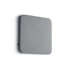 Akustiikkapaneeli seinään POLY Pyöristetyt kulmat, 600x600x56 mm, vaaleanharmaa