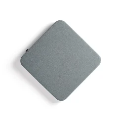 Akustiikkapaneeli seinään POLY Pyöristetyt kulmat, 600x600x56 mm, vaaleansininen