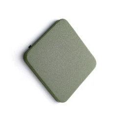 Akustiikkapaneeli seinään POLY Pyöristetyt kulmat, 600x600x56 mm, vihreä