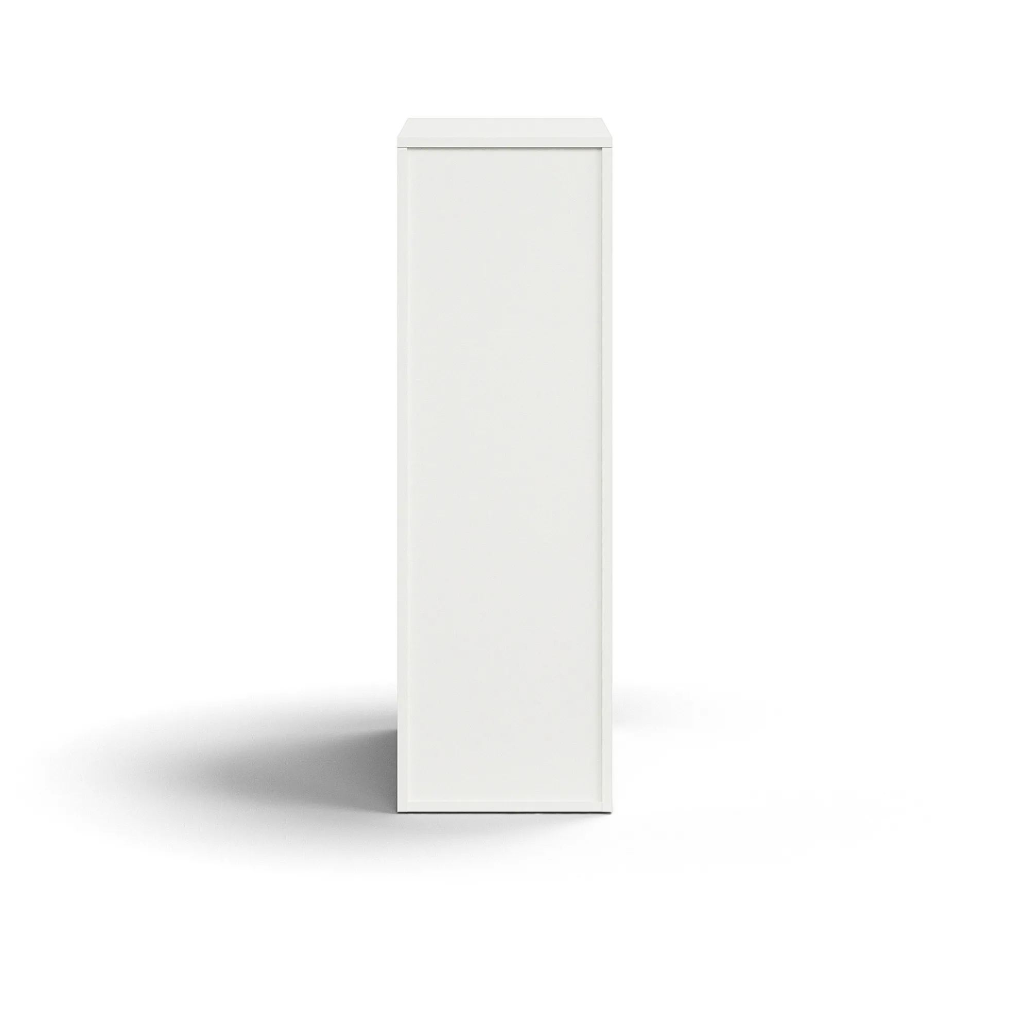 Apteekkarinkaappi QBUS Lukollinen, oikeakätinen, kahva, 1250x400x800 mm, valkoinen
