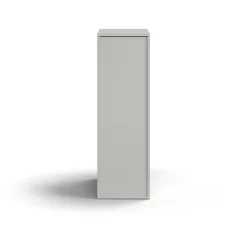 Apteekkarinkaappi QBUS Lukollinen, vasenkätinen, kahva, 1250x400x800 mm, vaaleanharmaa