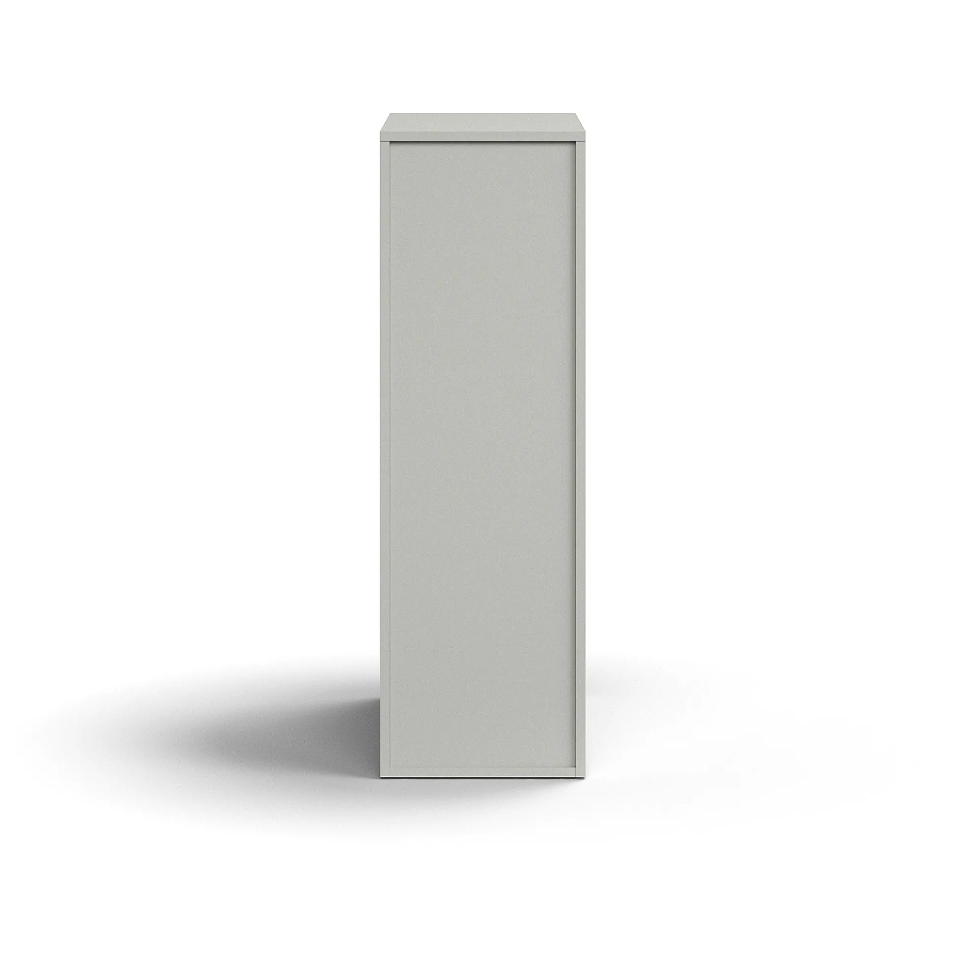 Apteekkarinkaappi QBUS Lukollinen, vasenkätinen, kahva, 1250x400x800 mm, vaaleanharmaa
