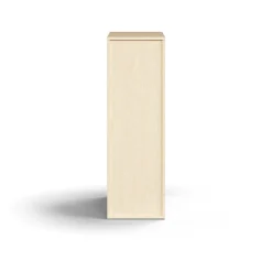 Apteekkarinkaappi QBUS Lukollinen, vasenkätinen, kahva, 1250x400x800 mm, koivu