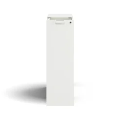 Apteekkarinkaappi QBUS Lukollinen, vasenkätinen, kahva, 1250x400x800 mm, valkoinen