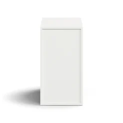 Apteekkarinkaappi QBUS Lukollinen, vasenkätinen, kahva, 740x400x800 mm, valkoinen