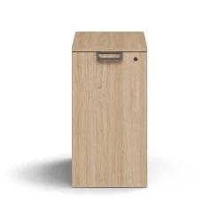 Apteekkarinkaappi QBUS Lukollinen, vasenkätinen, kahva, 740x400x800 mm, tammi