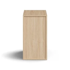 Apteekkarinkaappi QBUS Lukollinen, vasenkätinen, kahva, 740x400x800 mm, tammi