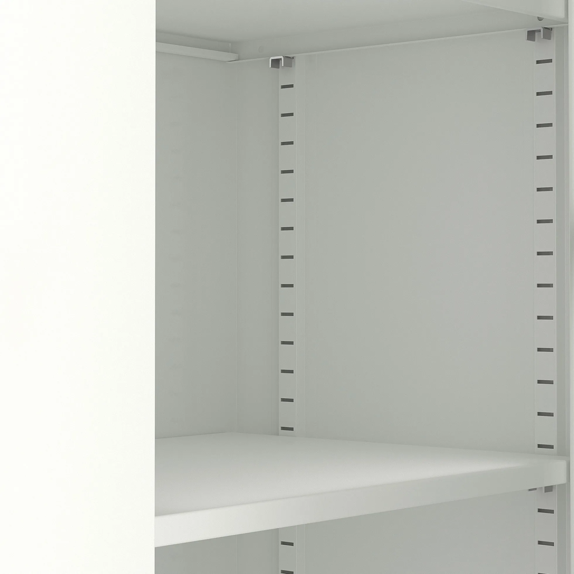 Arkistokaappi STYLE Lukollinen, 4 hyllytasoa, 1900x1000x400 mm, valkoinen, valkoinen
