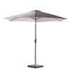 Aurinkovarjo terassille Ø 3000 mm, harmaa