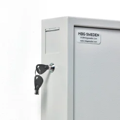 Avainkaappi MORTON 800x300x100 mm, 150 koukkua, koodilukko