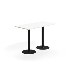 Baaripöytä ALVA 1400x700x900 mm, korkeapainelaminaatti, musta/valkoinen