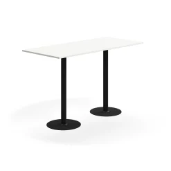 Baaripöytä ALVA 1800x800x1100 mm, korkeapainelaminaatti, musta/valkoinen