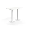 Baaripöytä ALVA 1400x700x1000 mm, korkeapainelaminaatti, valkoinen