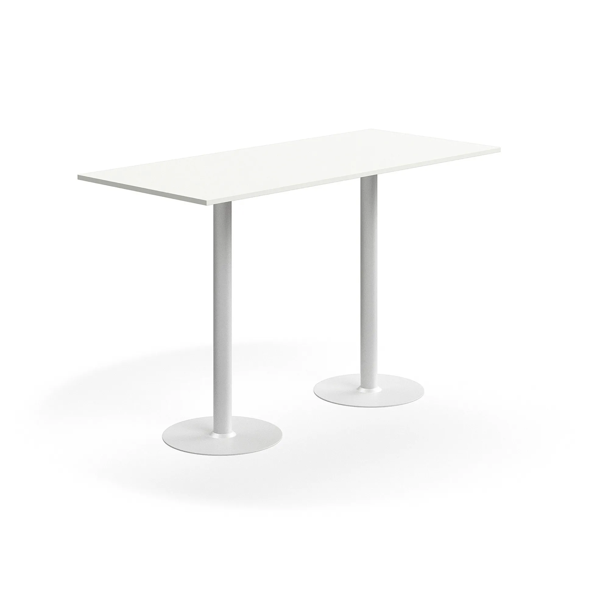 Baaripöytä ALVA 1800x800x1100 mm, korkeapainelaminaatti, valkoinen