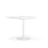 Baaripöytä METRIC Puoliovaali, 1000x1000x900 mm, valkoinen