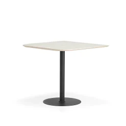Baaripöytä METRIC Pyöristetyt kulmat, 1000x1000x900 mm, musta/saarni