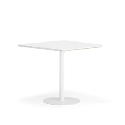 Baaripöytä METRIC Pyöristetyt kulmat, 1000x1000x900 mm, valkoinen