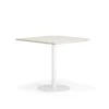 Baaripöytä METRIC Pyöristetyt kulmat, 1000x1000x900 mm, valkoinen/saarni